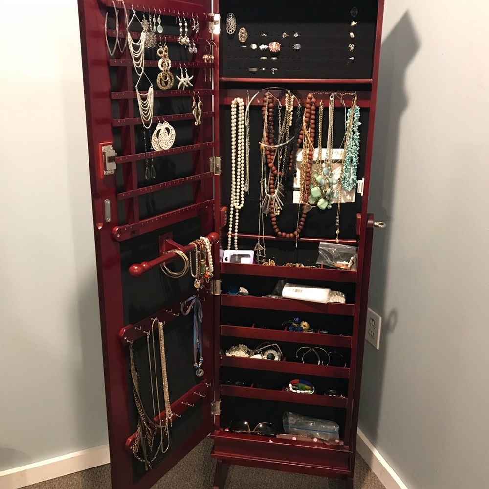5 foot tall Jewelry Box/Mirror